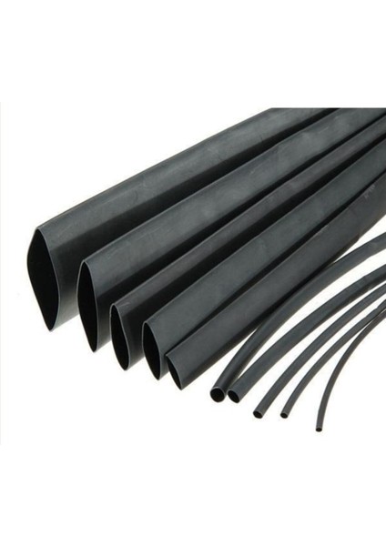 Daralan Makaron 7'li Set (1'er Metre) Makaron Kablo Isıyla Daralan Makaron Shrink Kablo Tamirat Seti