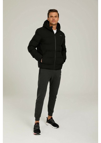 Nolan Coat Erkek Şişme Mont Parka Siyah V10 fiyatları