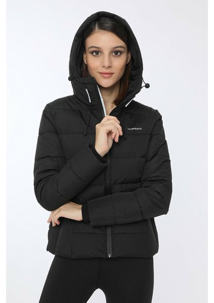 Apreski Coat Kadın Kısa Mont Kaban Siyah V4 fiyatları