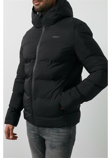 Nolan Coat Erkek Şişme Mont Parka Siyah V11 indirimleri