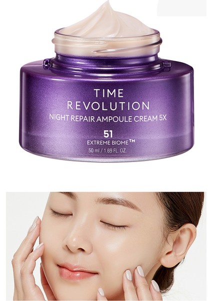 Probiyotik İçerikli Nemlendirici Krem 50ml Time Revolution Probio Ampoule Cream 5X