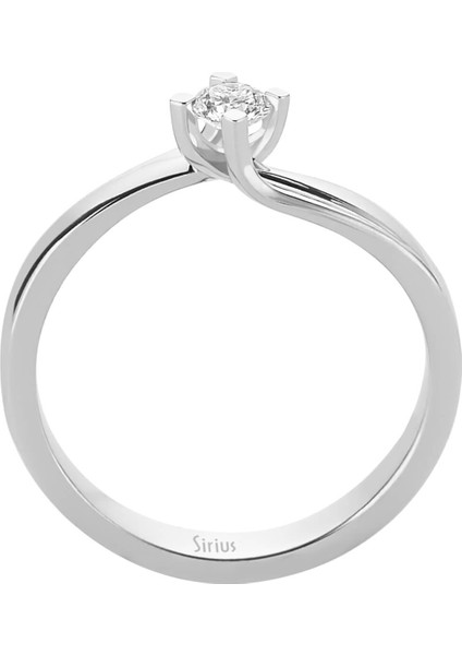 G Renk 0,18 Karat Pırlanta Tektaş Yüzük 0404R0064 modelleri