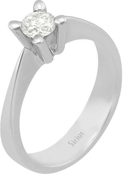 G Renk 0,43 Karat Pırlanta Tektaş Yüzük 0407R0047