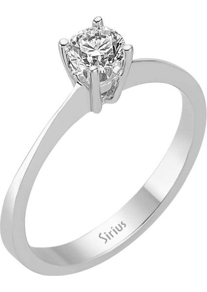 G Renk 0,39 Karat Pırlanta Tektaş Yüzük 0404R0100