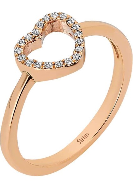 Pırlanta Kalp Yüzük 0405R0014