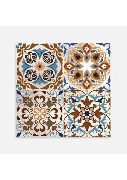 Kendinden Yapışkanlı Fas 010 Desenli Pvc Karo 30X30 cm 4'lü 0,36 M2