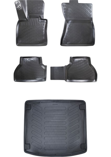 Bmw X6 3D Havuzlu Paspas 2008-2014 + Bagaj Havuzu