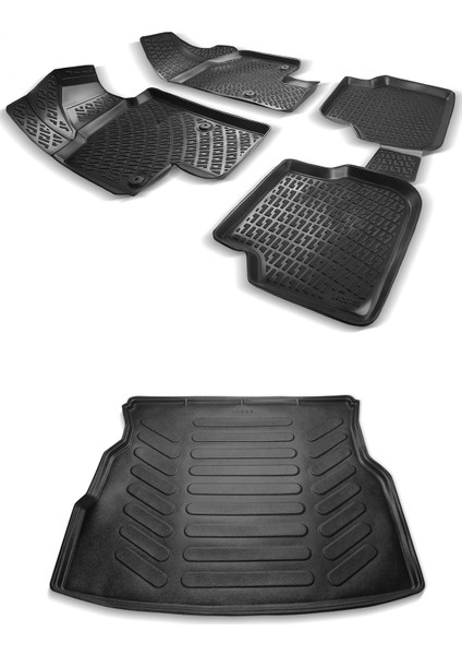 Renault Symbol 3D Havuzlu Paspas 1999-2008 + Bagaj Havuzu