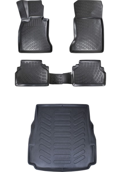 Bmw 5 Seri E39 3D Havuzlu Paspas 1996-2003 + Bagaj Havuzu