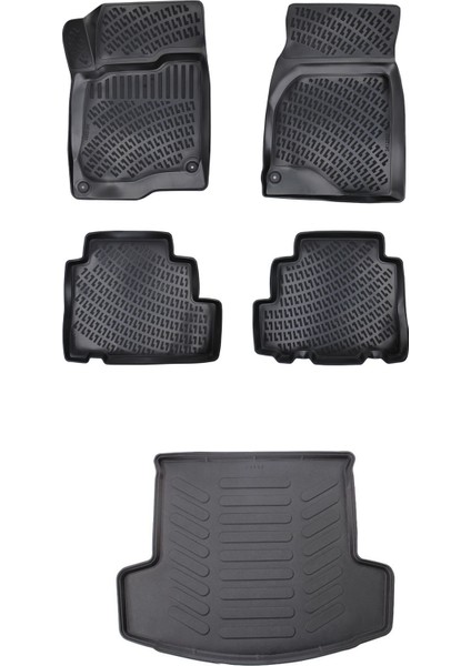 Chevrolet Captiva 3D Havuzlu Paspas 2006-2018 + Bagaj Havuzu