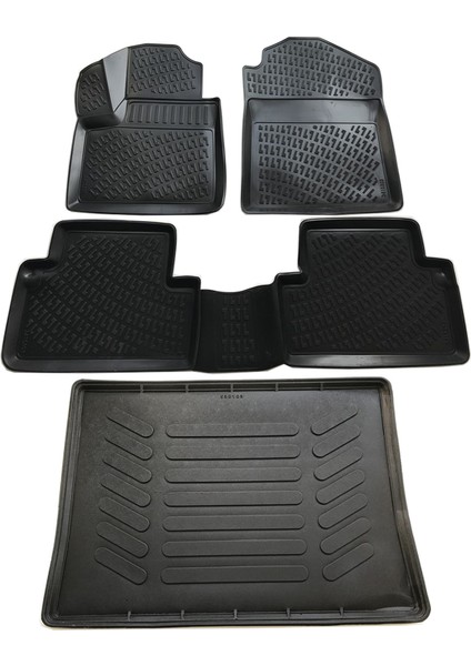 Ford Connect 3D Havuzlu Paspas 2002-2013 + Bagaj Havuzu