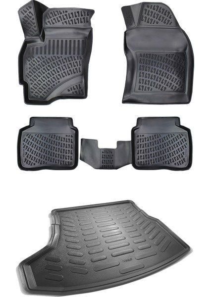 Ford Mondeo 3D Havuzlu Paspas 2001-2007 + Bagaj Havuzu