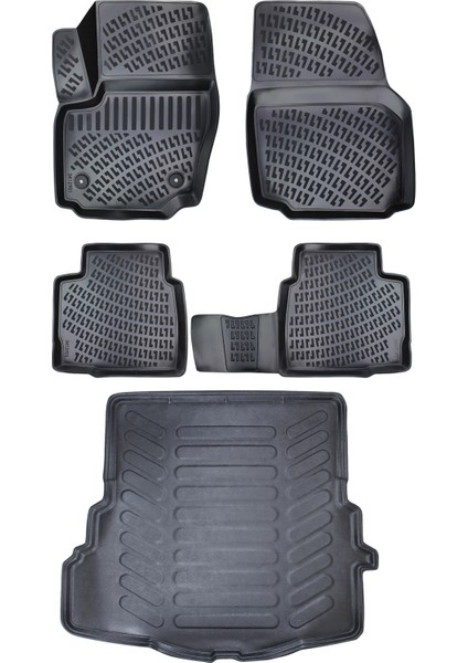 Ford Mondeo 3D Havuzlu Paspas 2007-2014 + Bagaj Havuzu