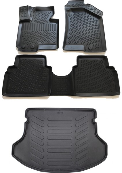 Kia Sportage 3D Havuzlu Paspas 2011-2015 + Bagaj Havuzu