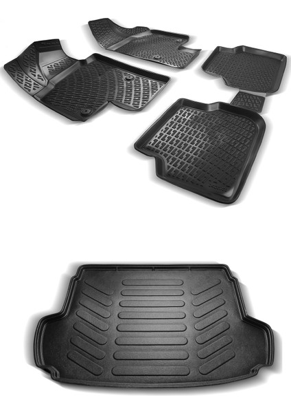 Subaru Forester 3D Havuzlu Paspas 2013 Sonrası + Bagaj Havuzu