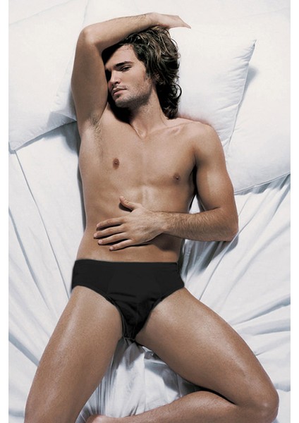 Erkek Süprem Siyah Slip 0741