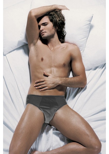 Erkek Süprem Gri Melanj Slip 0741