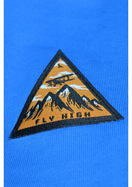 Fly High Erkek Uzun Kollu Sweatshirt - Mavi