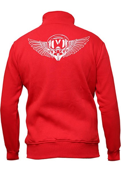 Fly Tshirt Red Operatıons Kadın Sweatshirt - Kırmızı