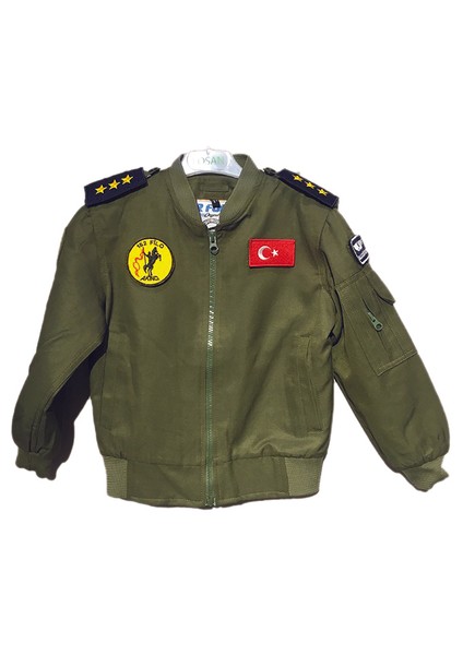 Çocuk Pilot Montu - Yeşil