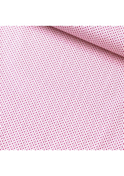 Pembe Minik Kalpli Poplin Kumaş