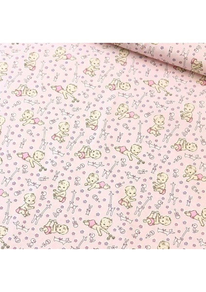 Pudra Bebek Poplin Kumaş