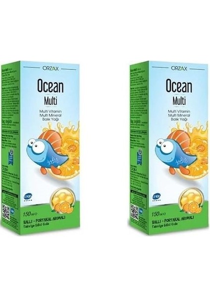 Ocean Multi Şurup 150 ml x 2 Adet