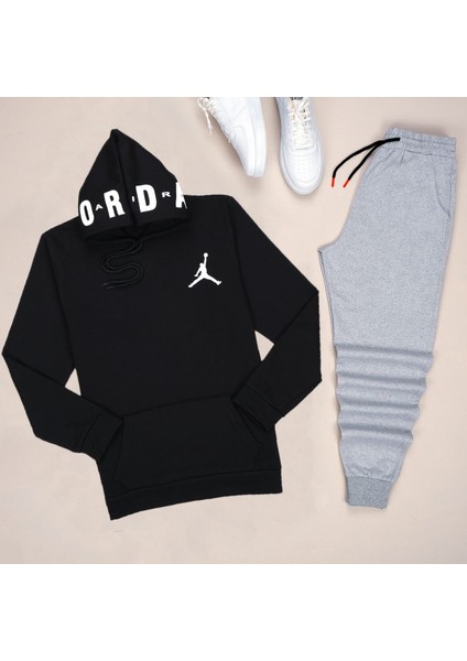 Kapşon Baskılı Jordan Eşofman Takımı