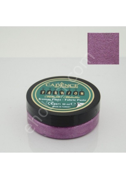 Fmp-06 Siklamen - Cadence Metalik Fashion Kumaş Rölyef Pasta - Fabric Paste