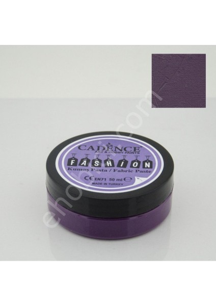 Fp-06 Patlıcan - Cadence Opak Fashion Kumaş Rölyef Pasta - Fabric Paste
