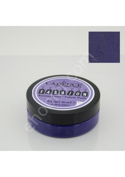 Fp-07 Ultra Violet - Cadence Opak Fashion Kumaş Rölyef Pasta - Fabric Paste