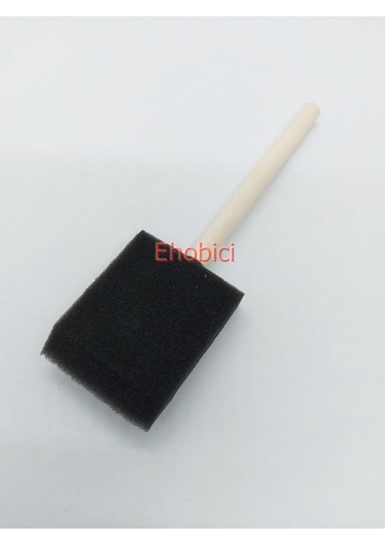 Vernik Fırçası 906 Siyah Sünger Fırça 4cm
