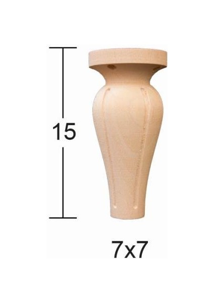 Torna Ayak 15CM Doğal Ağaç FT29