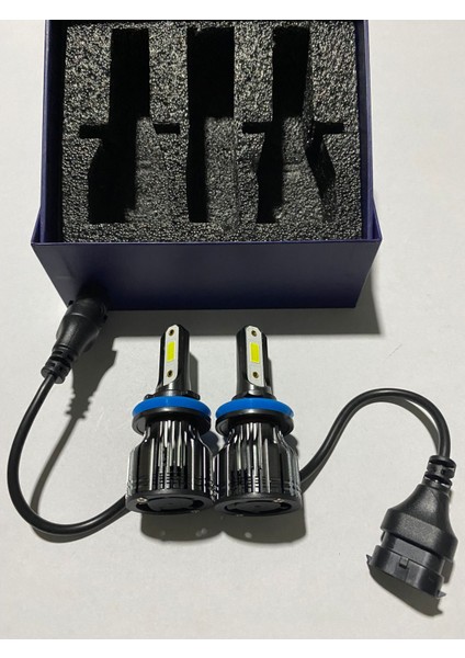 H27 LED Xenon Şimşek Etkili 8000 Lm Mini LED Xenon