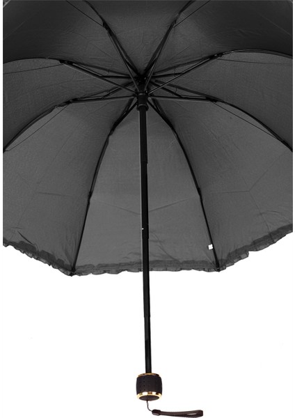 Siyah Çiçek Açan (Sihirli) Kadın Şemsiye modelleri