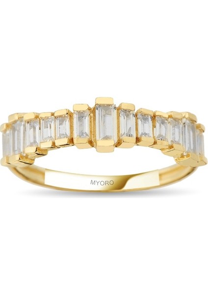 14 Ayar Altın Fantezi Baget Yüzük fiyatları