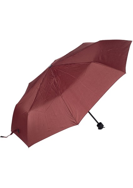 Bordo Süper Mini Kadın Şemsiye