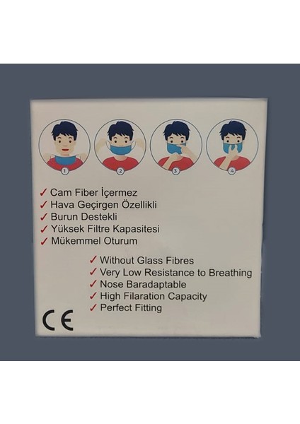 Cerrahi Çocuk Maskesi Desenli 3 Katlı -Arılı fırsatları