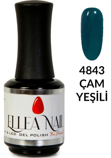 Ellea Naıl Profesyonel Kalıcı Oje Serisi Çam Yeşili 4843
