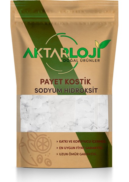 5 kg Payet Kostik Soda Lavabo - Logar - Gider Açıcı - Sodyum Hidroksit