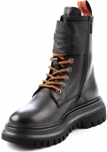 Black Leather Kadın Bot & Bootie HD07770025 fırsatları