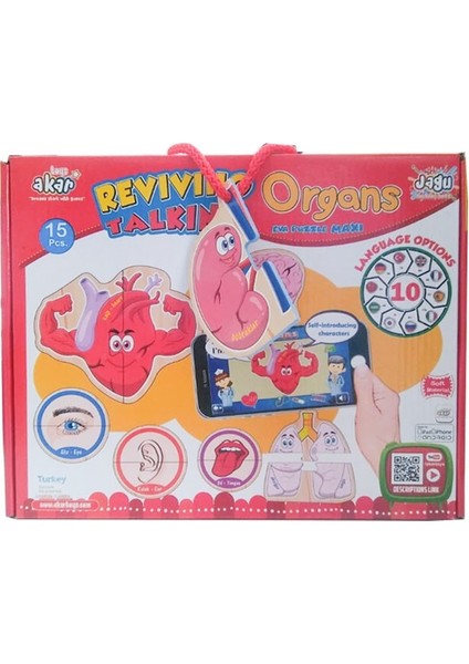 Organlar Maxi Konuşan Puzzle 2 Parçalı