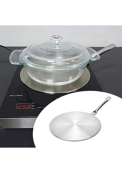 Indüksiyon Adaptörü Isı Difüzör Converter Ocak Adaptörü Plakası Için Gaz Sobası M (Yurt Dışından)