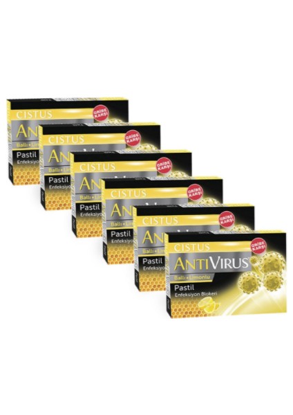 Anti Virüs Ballı Limonlu 10 Pastil | 6 Adet