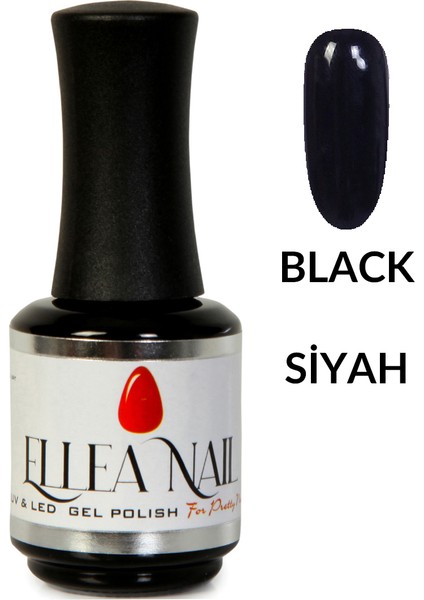 Ellea Naıl Profesyonel Kalıcı Oje Serisi Siyah