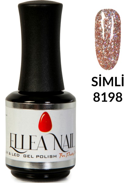 Ellea Naıl Simli Kalıcı Oje Serisi 8198