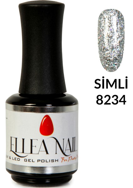Ellea Naıl Simli Kalıcı Oje Serisi 8234