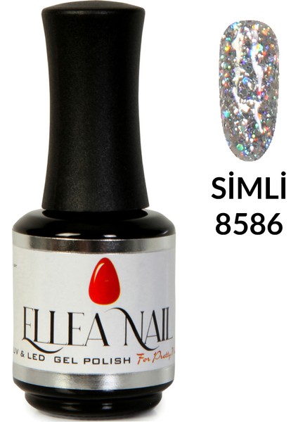 Ellea Naıl Simli Kalıcı Oje Serisi 8586