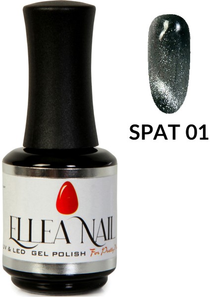 Ellea Naıl Simli Kalıcı Oje Serisi Spat 01