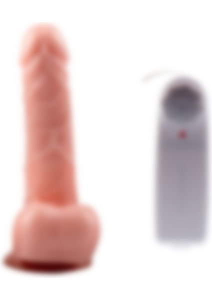 Lilitu Shop 17 cm Kumandalı Gerçekçi Titreşimli Dildo Vibratör Penis